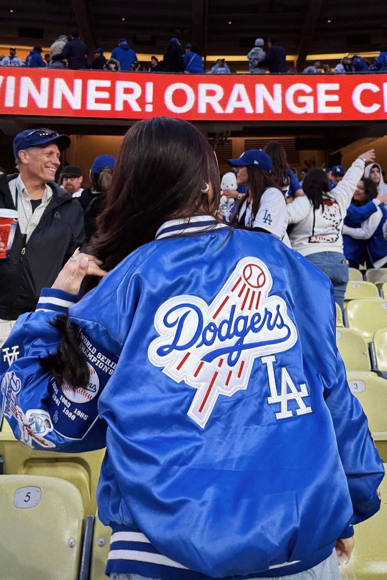 Custom Dodger Satin Jacket