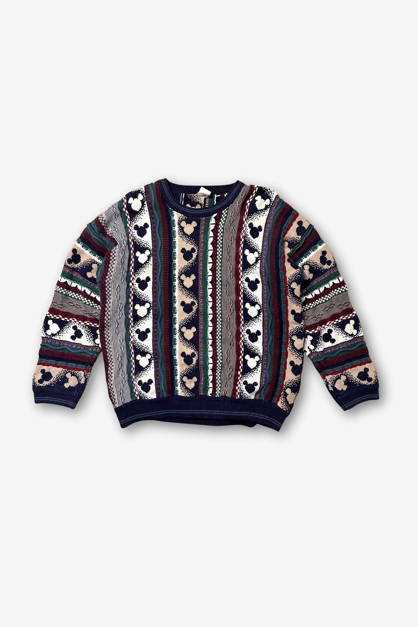 Disney Mickey 3D Knit Crewneck Sweater