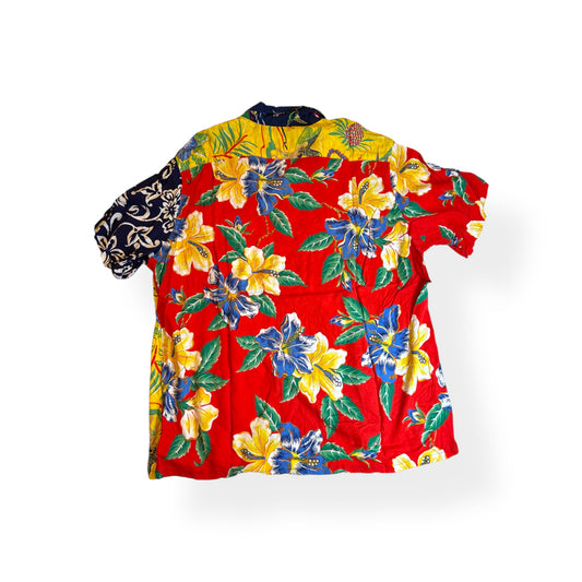 Ralph Lauren Tropical Button Up - Yellow & Blue