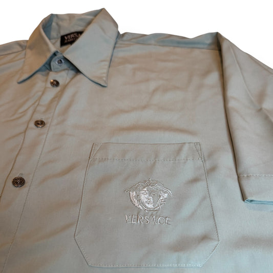 Versace Button Up - Sage