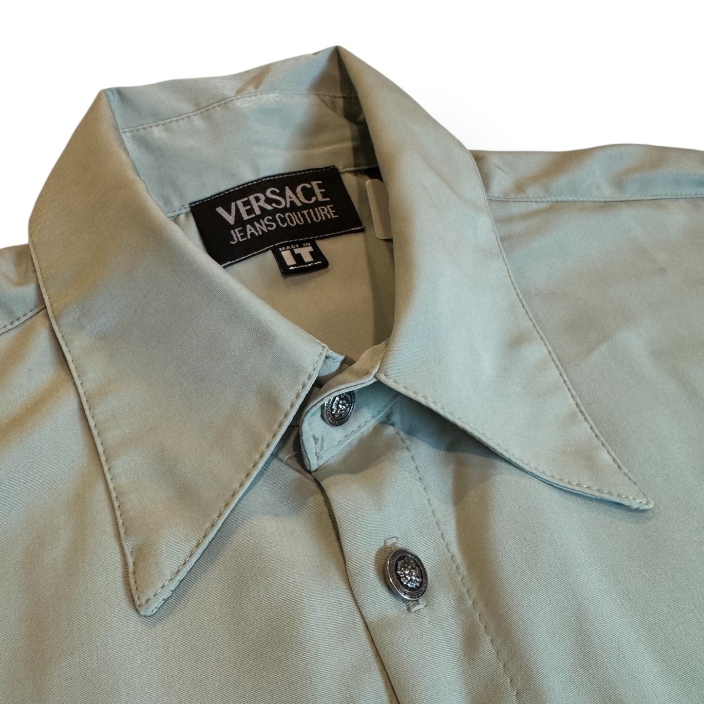 Versace Button Up - Sage