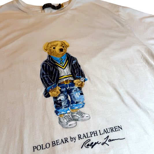 Polo Bear Tee - White