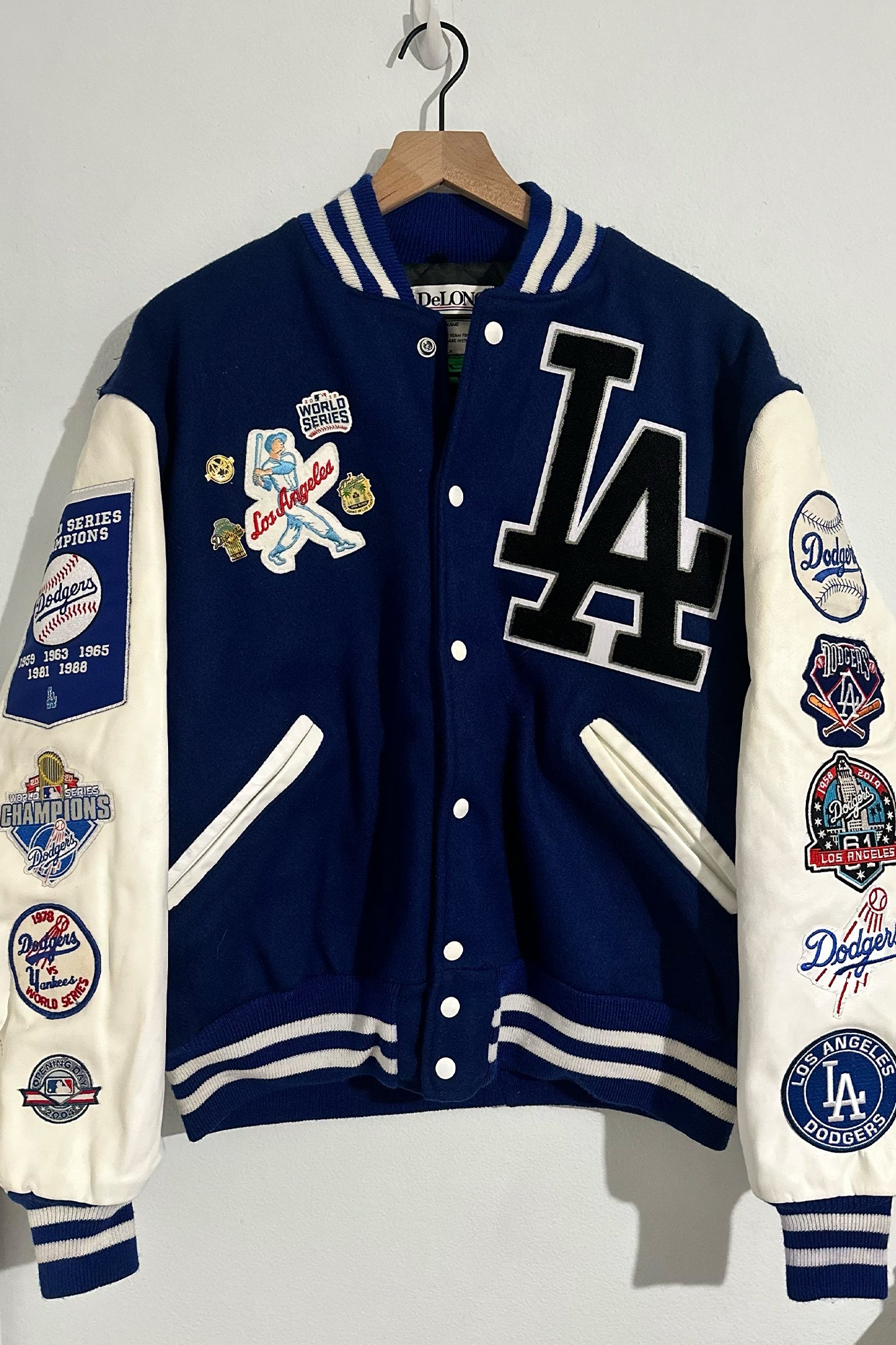 Custom Dodger Letterman Jacket