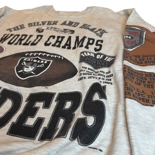 World Champs Raiders Sweater - White