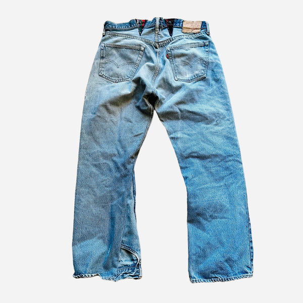 Levis Flared & Patched Selvedge Denim